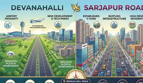 Devanahalli vs Sarjapur Road Featured Image of Devanahalli vs Sarjapur Road